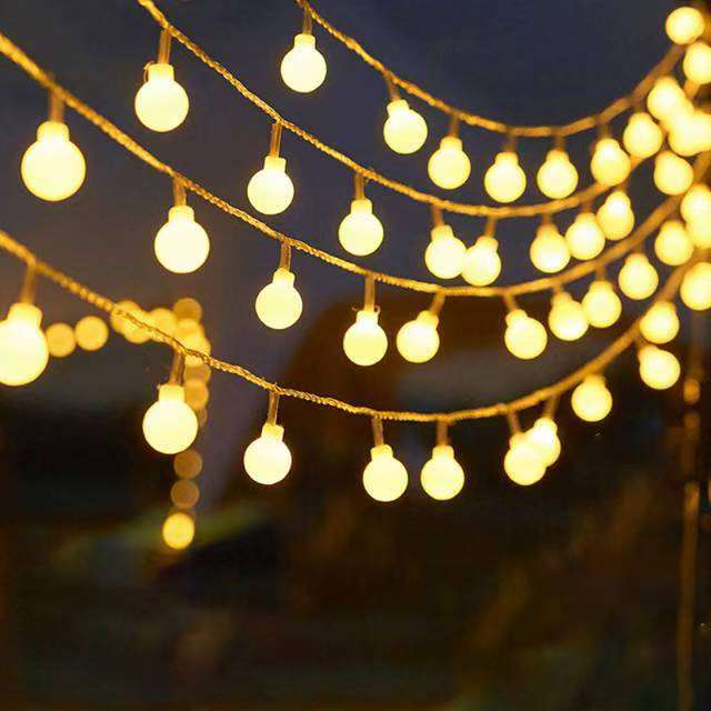 Udendørs Solar Vandtæt String Lights