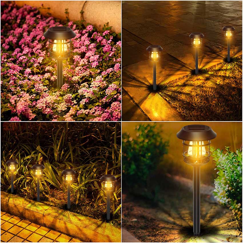 Udendørs Vandtæt Solar Garden Lights For Garden