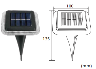 Solar Med Lys Solar Gulvlampe